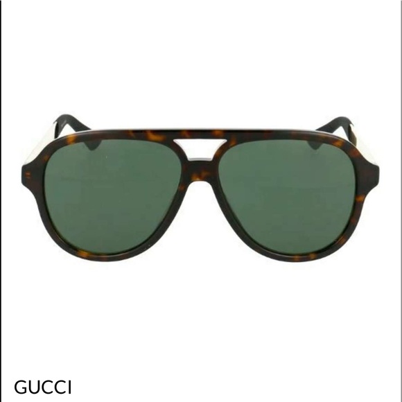 Gucci GG0688S 003 Aviator Sunglasses - Picture 3 of 12